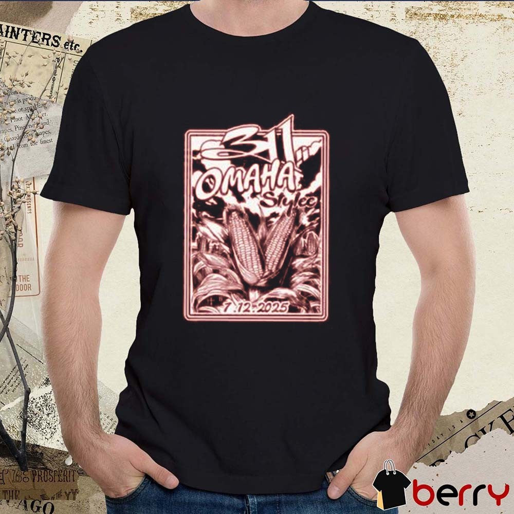 The 311 Band Omaha Stylee July 12 2025 at River’s Edge Park Council Bluffs IA t-shirt