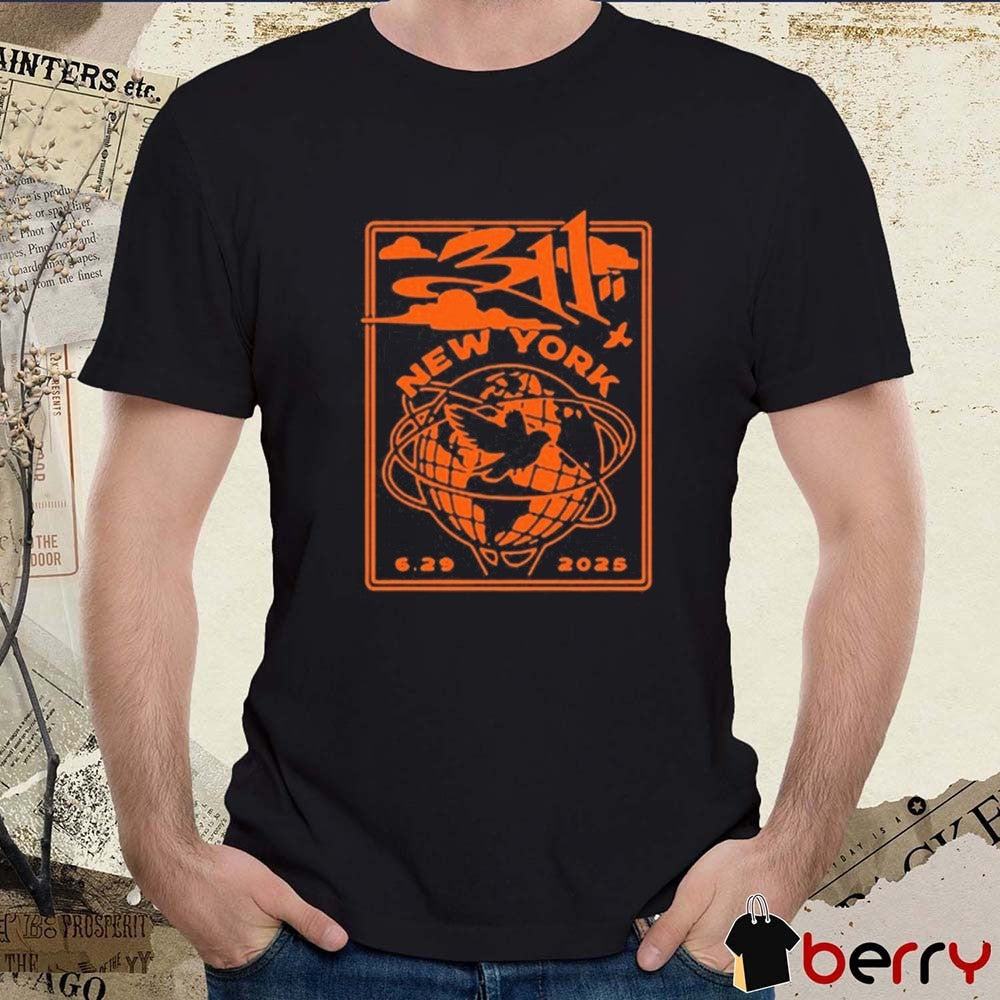 The 311 New York City NY Concert June 29 2025 t-shirt