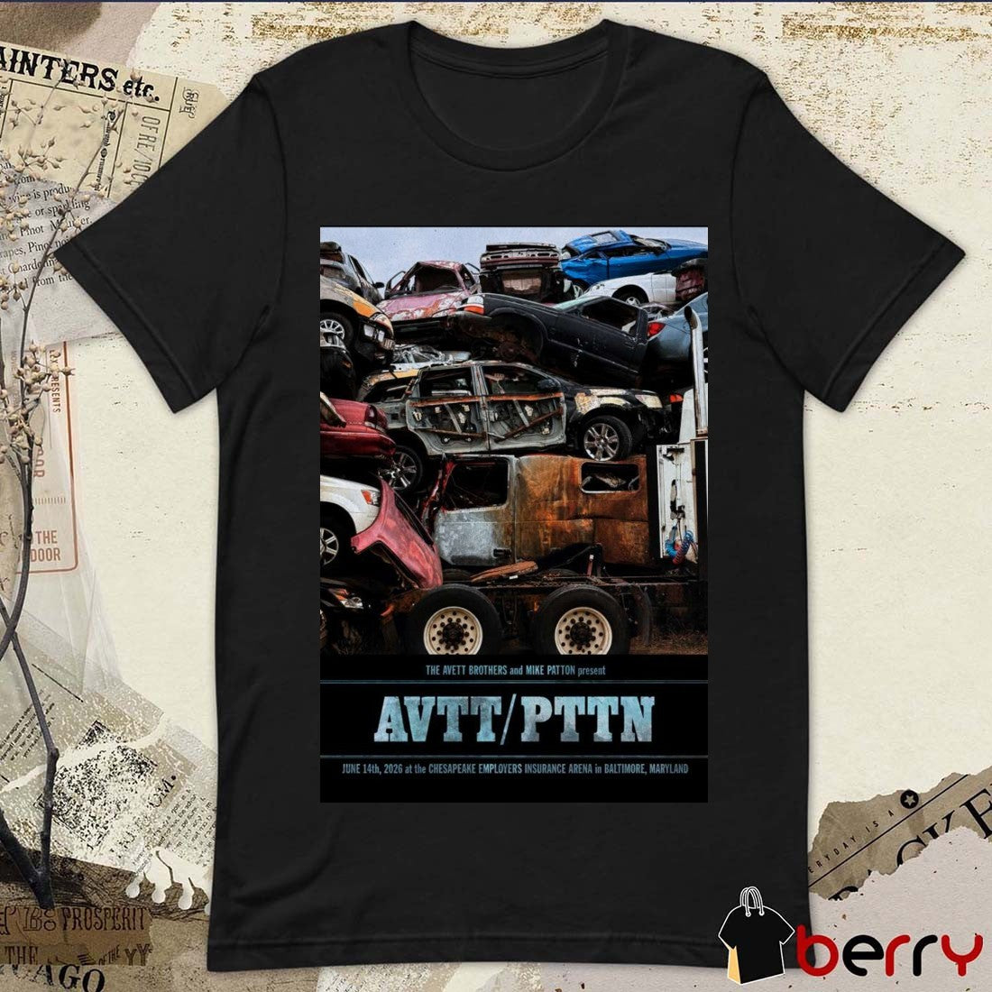 The Avett Brothers Chesapeake Employers Insurance Arena In Baltimore MD On June 14 2026 Poster t-shirt