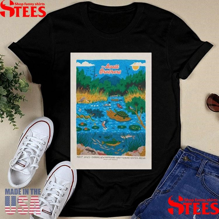 The Avett Brothers Concert Durham, Nh, Hittemore Center Arena May 1 2025 Poster Shirts