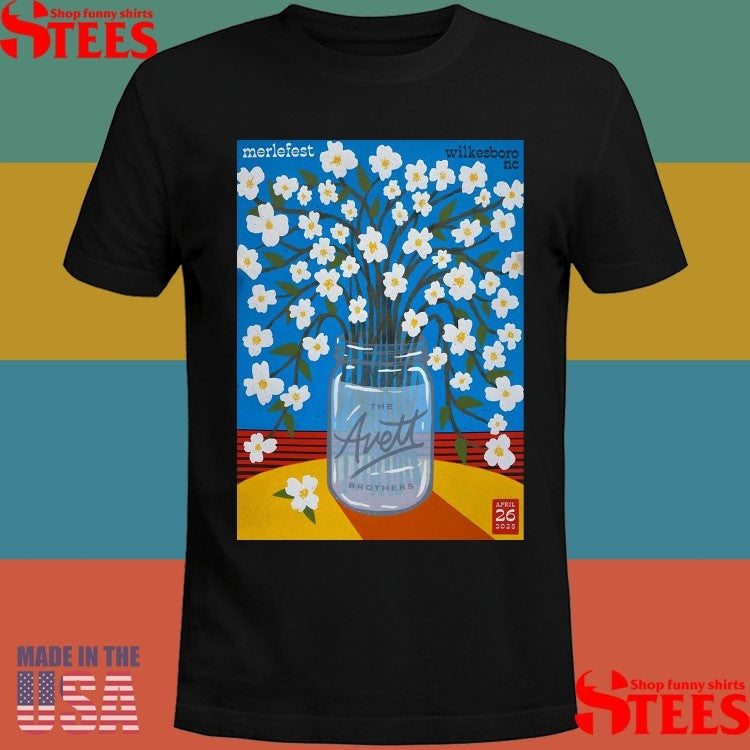 The Avett Brothers Merlefest Wilkesboro, Nc April 26 2025 Concert Poster Shirts