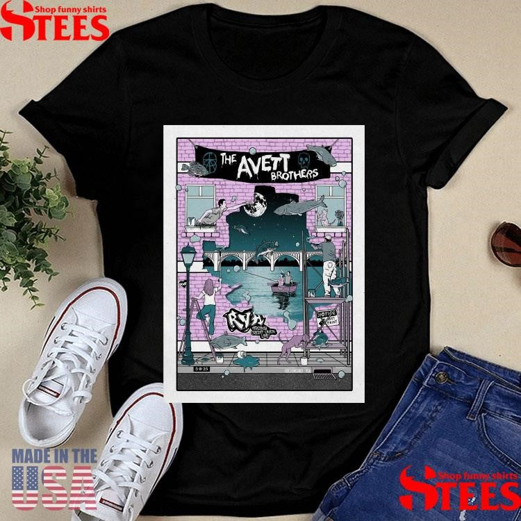 The Avett Brothers Virginia Credit Union Live! In Richmond, Va May 8 2025 Tour Shirts