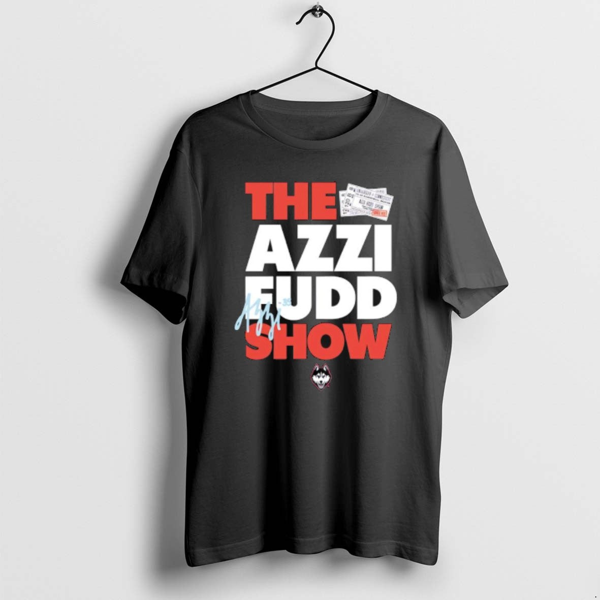 Official The Azzi Fudd Show Uconn Huskies Logo T-Shirts, Hoodie, Sweatshirt | CiraTrend.com