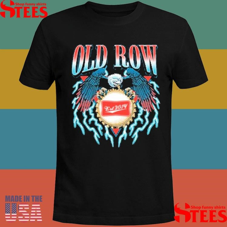 The Beer Cap Eagle Old Row Est 2014 T-shirt