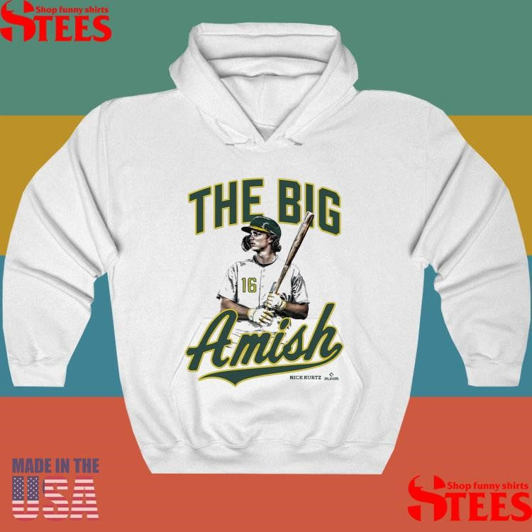 The Big Amish Nick Kurtz Athletics Baseball T-shirts