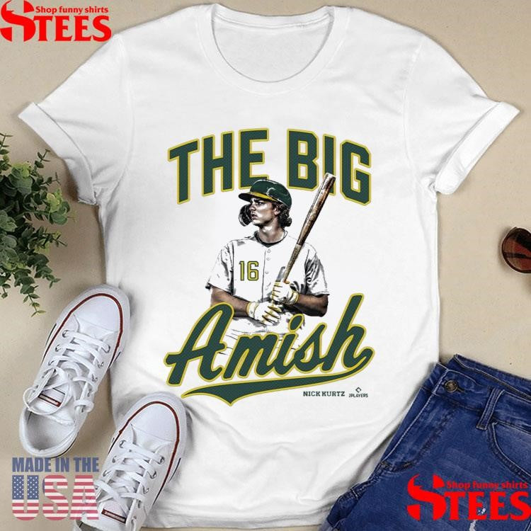 The Big Amish Nick Kurtz Athletics Baseball T-shirts