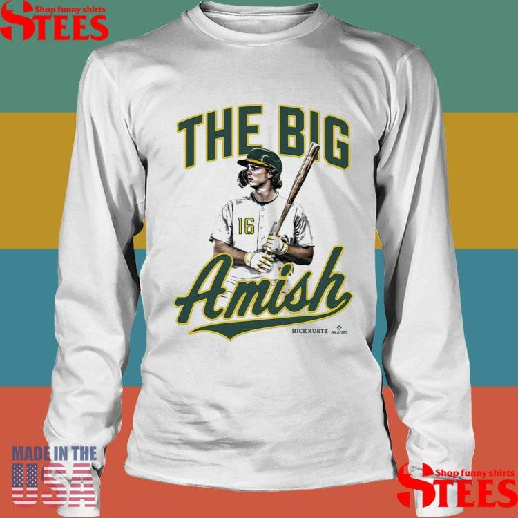 The Big Amish Nick Kurtz Athletics Baseball T-shirts