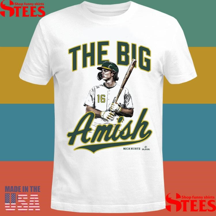 The Big Amish Nick Kurtz Athletics Baseball T-shirts