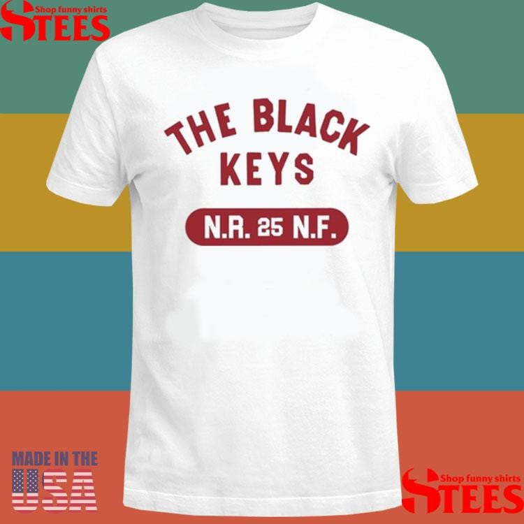 The Black Keys Red Nr 25 Nf Shirts