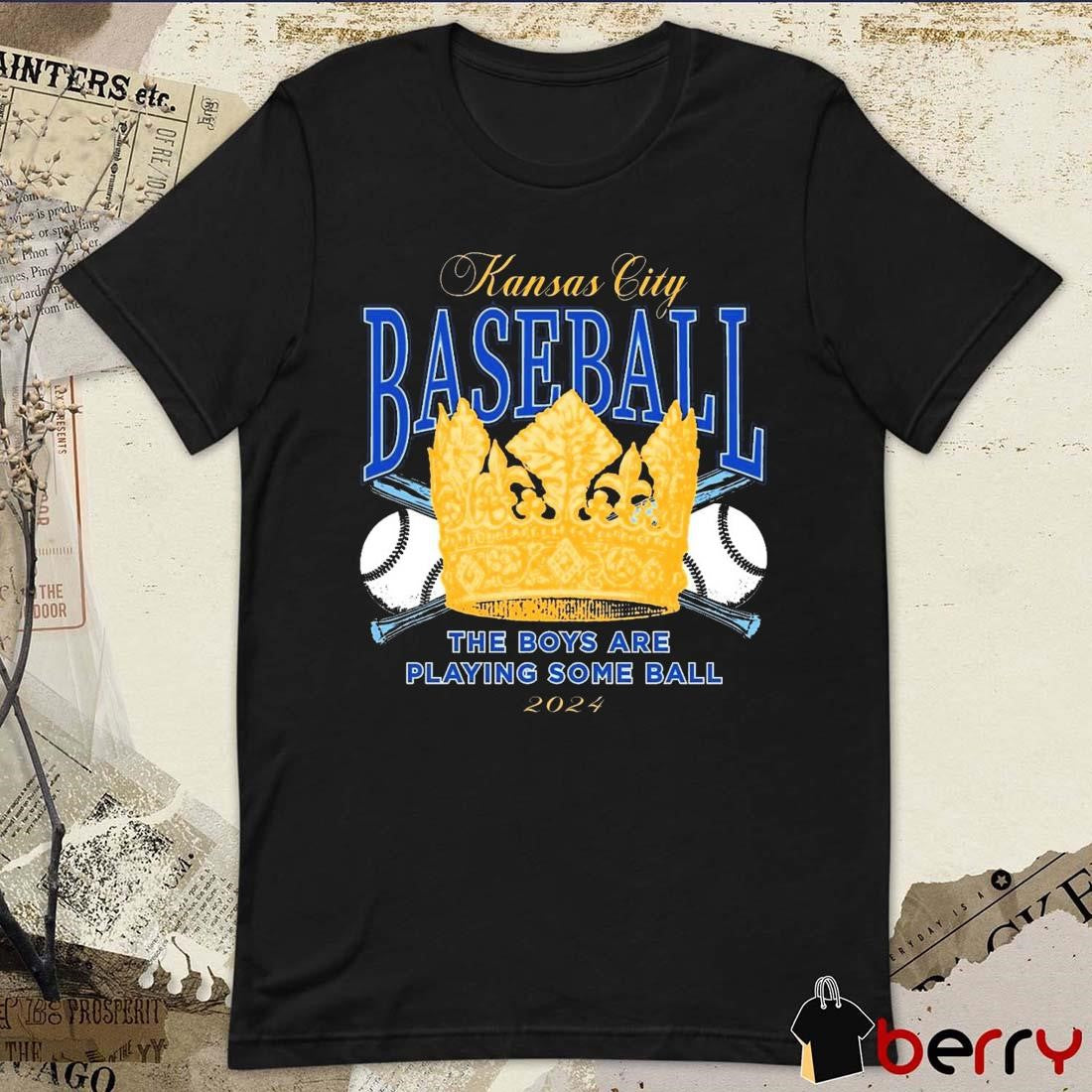 The Boys Are Playin’ Some Ball MLB Kansas City Royals October vintage Crown 2024 t-shirt