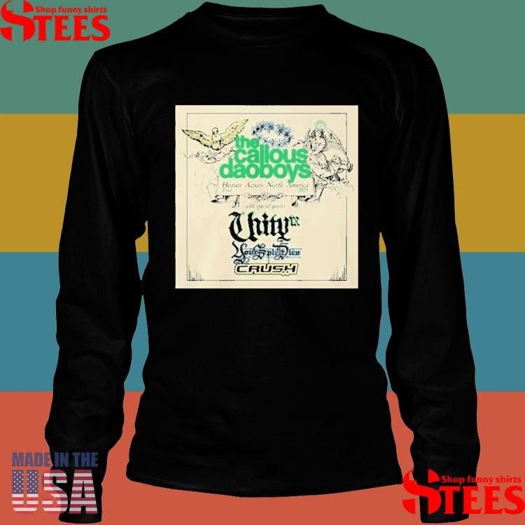The Callous Daoboys Heaven Across North America Tour 2025 Shirts