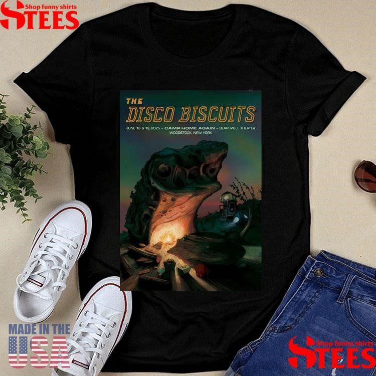 The Disco Biscuits Camp Home Again On June 18-19 2025 In Woodstock Ny Tour T-shirt