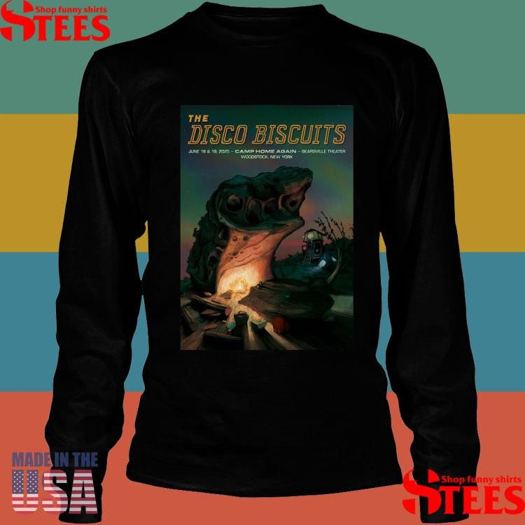 The Disco Biscuits Camp Home Again On June 18-19 2025 In Woodstock Ny Tour T-shirt