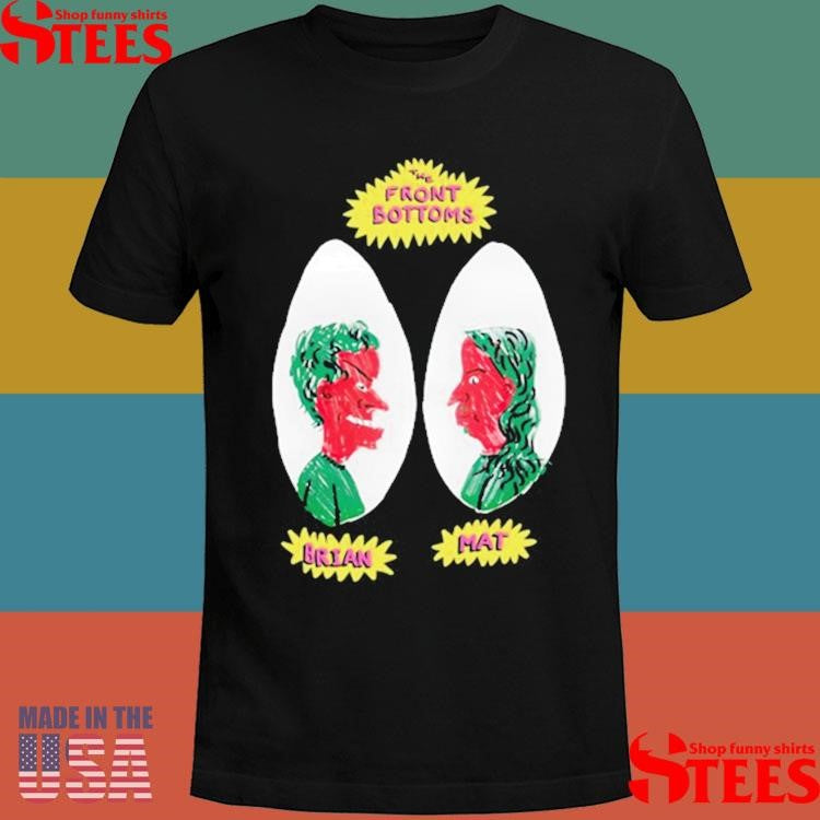The Front Bottoms Brian Mat Cartoon Shirts
