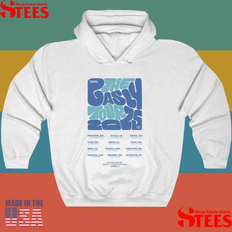 The Gasly Tour 2025 Number 10 T-shirt