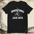 The Generational Juan Soto In Play Runs 95.2 Mph Four-Seam FB HR New York Yankees MLB t-shirt