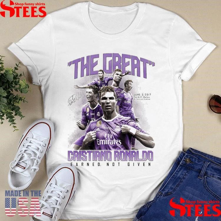 The Great Cristiano Ronaldo Earned Not Given Shirts