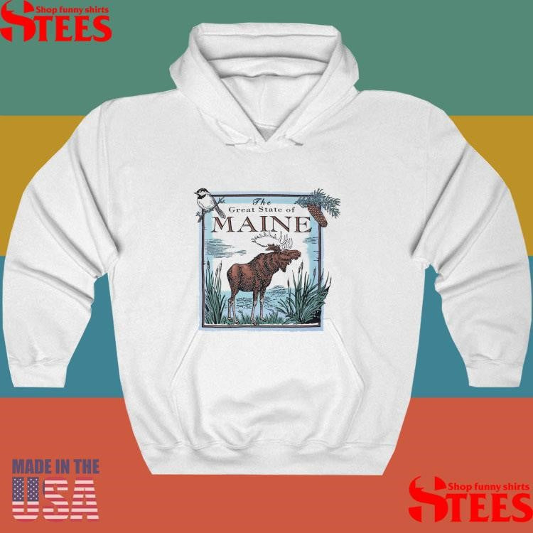 The Great State Of Maine Adult Natural Shirts