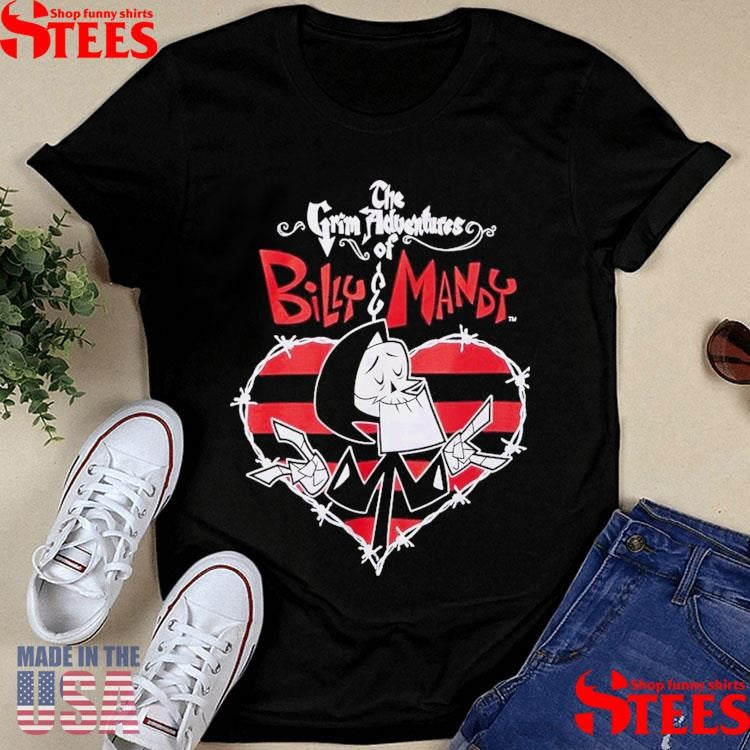 The Grim Adventures Of Billy And Mandy Grim Heart T-shirt