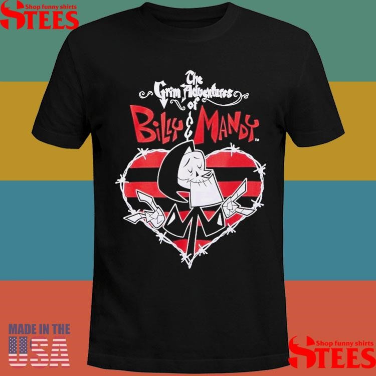 The Grim Adventures Of Billy And Mandy Grim Heart T-shirt