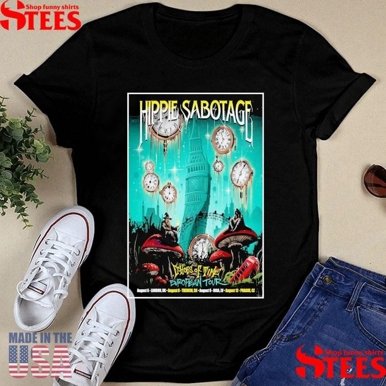 The Hippies Echoes Of Time European Tour 2025 T-shirt