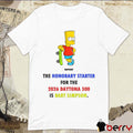 The Honorary Starter For The 2026 Daytoονα 500 Is Bart Simpson t-shirt