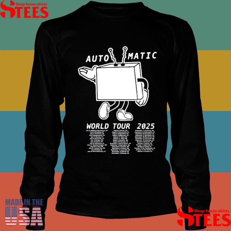 The Lumineers 2025 Automatic World Tour T-shirt