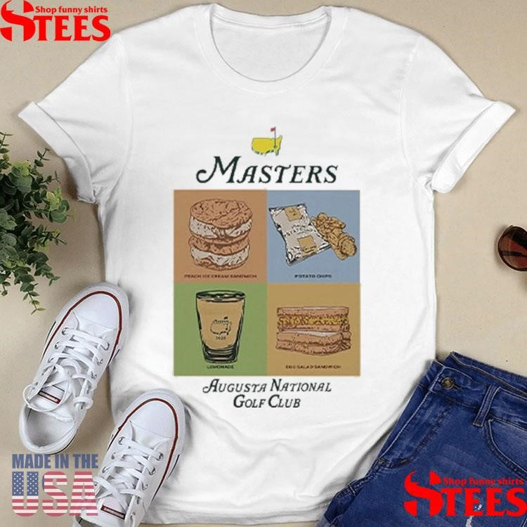 The Masters Augusta National Golf Club Food List Shirts
