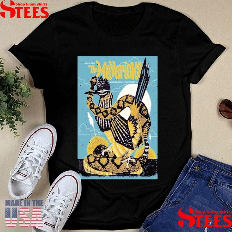 The Mavericks Concert Palm Desert, Ca July 12 2025 Tour T-shirt