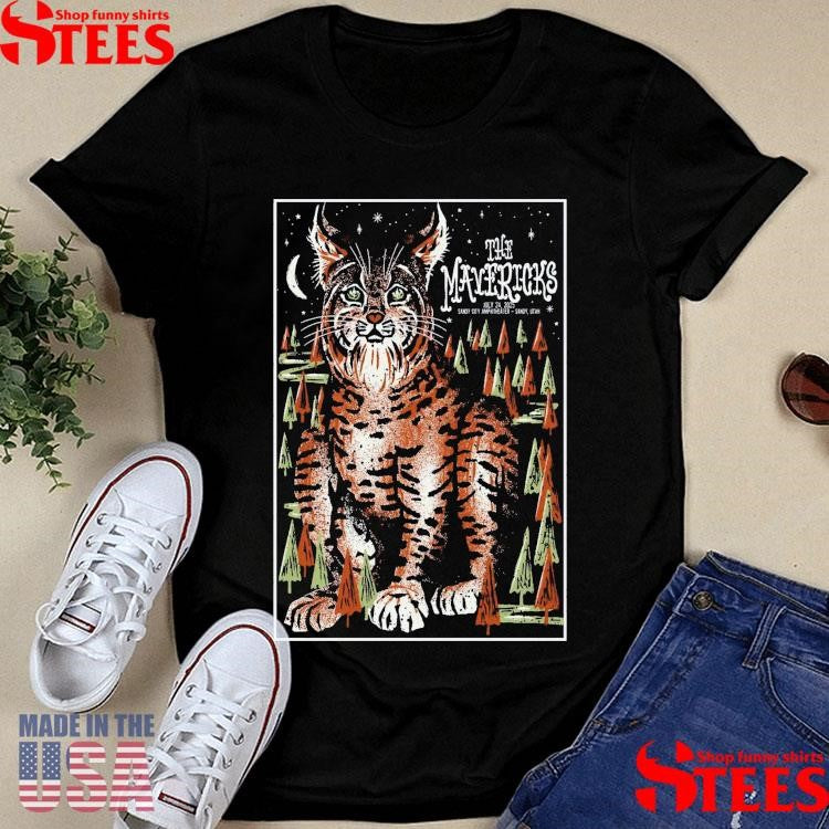 The Mavericks Live Tour Sandy City Amphitheater Utah July 24 2025 T-Shirts
