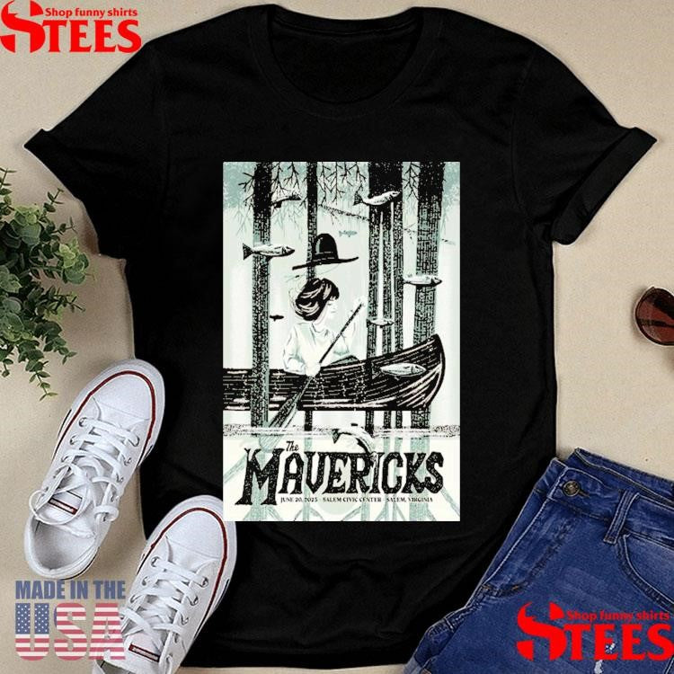 The Mavericks Salem, Va June 20 2025 Concert T-shirt