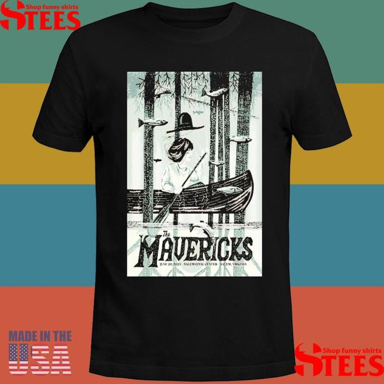 The Mavericks Salem, Va June 20 2025 Concert T-shirt