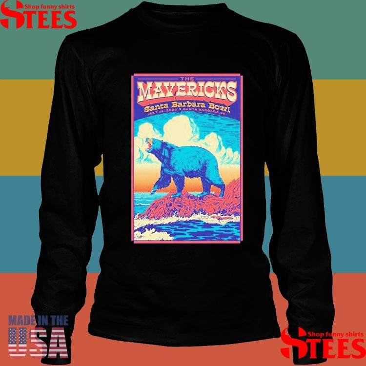 The Mavericks Show At Santa Barbara Bowl, Santa Barbara July 11th 2025 T-shirt