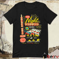 The Night Starts Here Golden Gate Hotel and Casino in Las Vegas Fremont Street t-shirt
