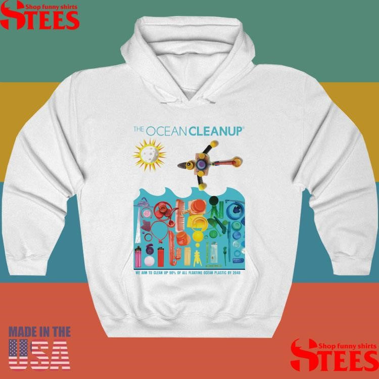 The Ocean Cleanup We Aim To Clean Up 90% Of All Floating Ocean Plastic By 2040 T-shirt