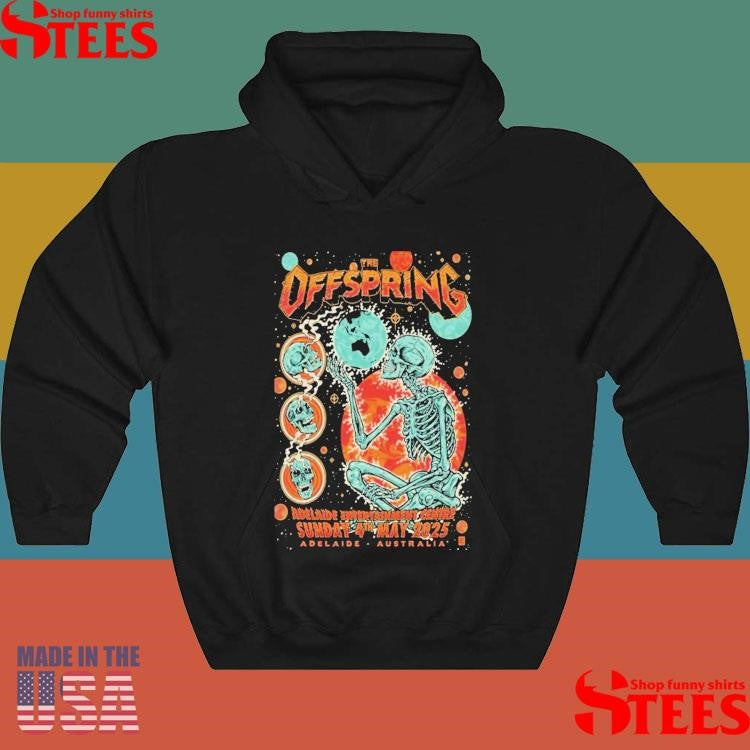 The Offspring Adelaide Entertainment Centre In Adelaide, Australia May 4 2025 Tour Shirts