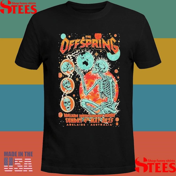The Offspring Adelaide Entertainment Centre In Adelaide, Australia May 4 2025 Tour Shirts