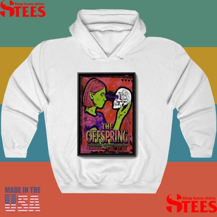 The Offspring Live Show July 27 2025 Clarkston Mi T-shirts