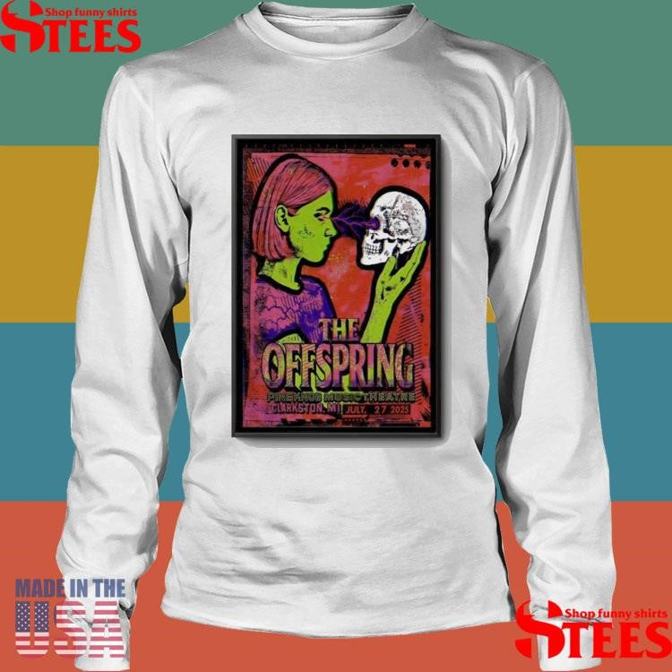 The Offspring Live Show July 27 2025 Clarkston Mi T-shirts