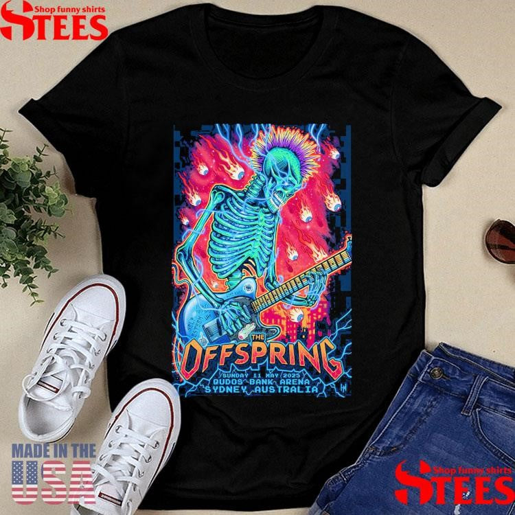 The Offspring Qudos Bank Arena May 11 2025 Tour Shirts