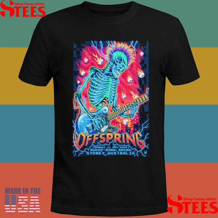 The Offspring Qudos Bank Arena May 11 2025 Tour Shirts