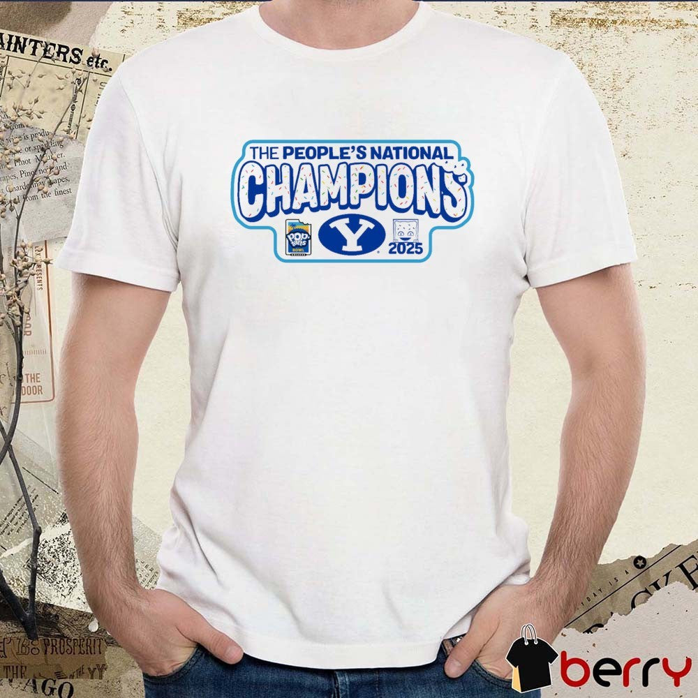 The People’s National Champions 2025 Pop-tarts Bowl Byu Cougars Champs t-shirt