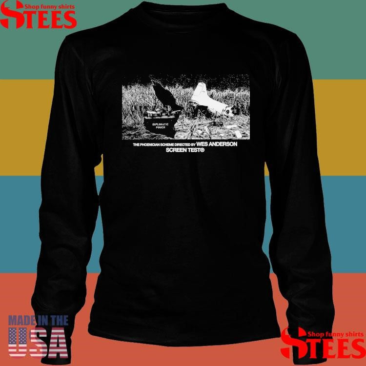 The Phoenician Scheme Directed By Wes Anderson Screen Test Korda Flight Path Shirts