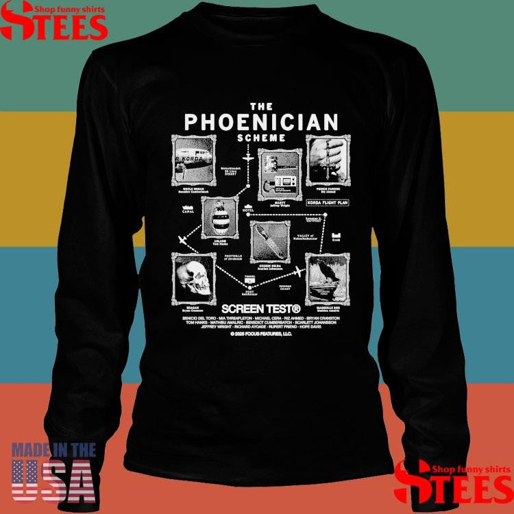 The Phoenician Scheme Screen Test Shirts