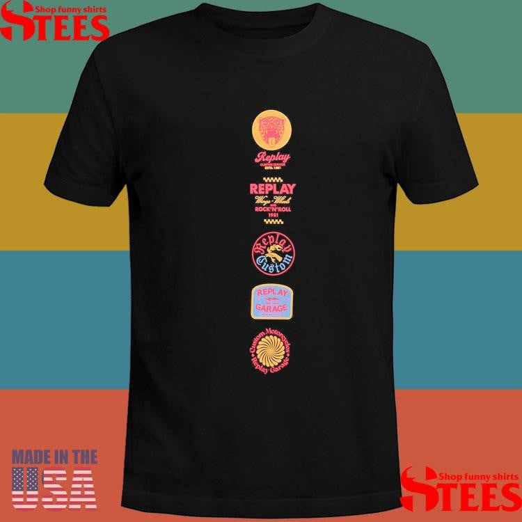 The Replay William Badge Shirts