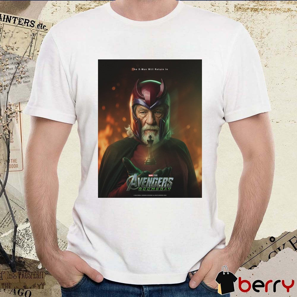 The Return Of The X-Men Avengers Doomsday Ian McKellen Poster t-shirt