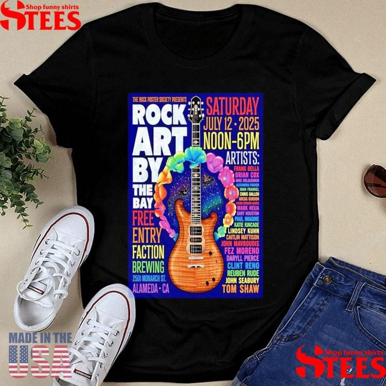 The Rock Poster Society Alameda Ca July 12th 2025 T-shirt
