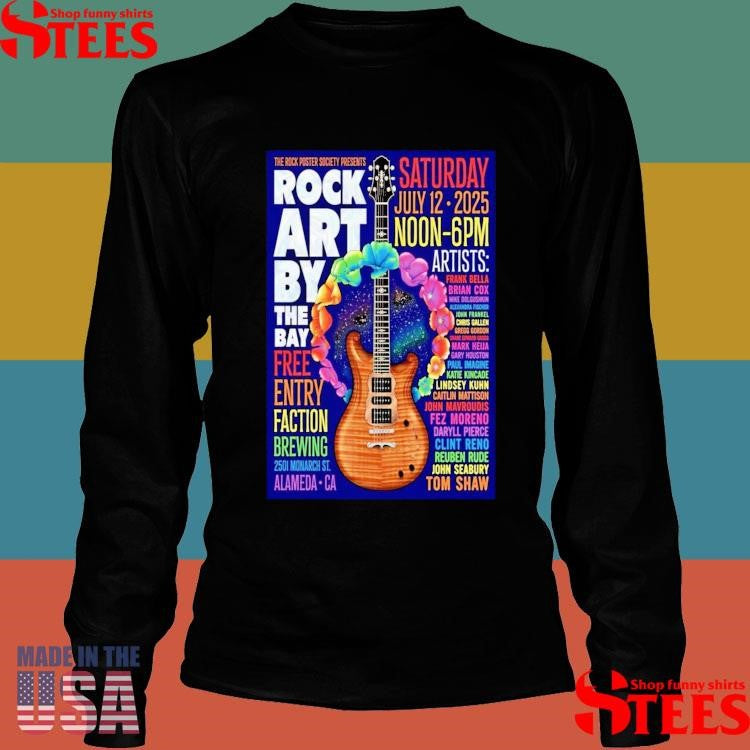 The Rock Poster Society Alameda Ca July 12th 2025 T-shirt