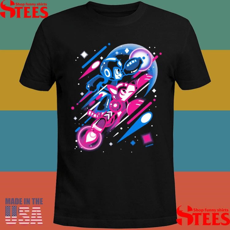 The Rockman Is Here Mega Man T-shirt