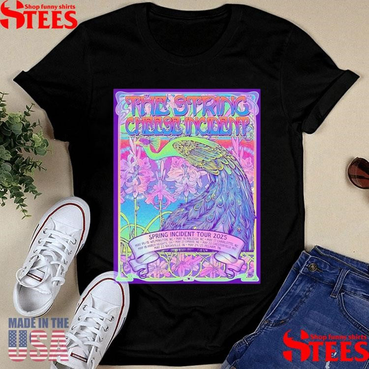 The String Cheese Incident Greenfield Lake Amphitheater Wilmington, Nc May 14-15 2025 Shirts